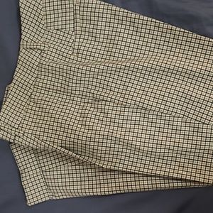 Banana Republic Plaid Tapered Pants